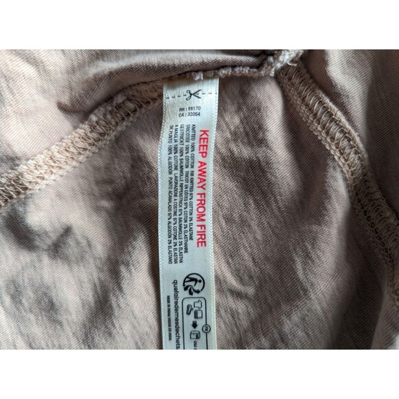 Daily Practice Anthropologie Sz XXS Play it Cool Sporty Tan Sporty Ribbed Dress - Picture 6 of 6